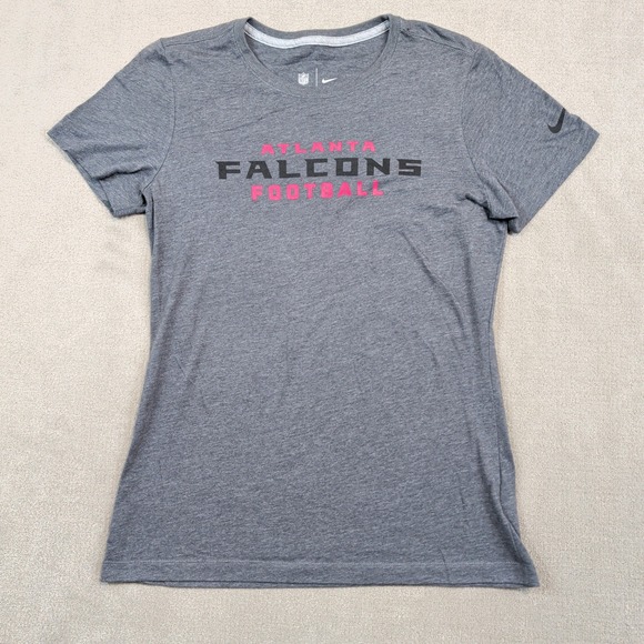 Nike Tops - Nike Atlanta Falcons Football Graphic Tee Large Grey NFL Team Apparel Sporty